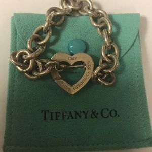Tiffany & Co toggle open heart bracelet
